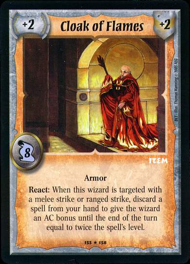 Cloak of Flames - Foil